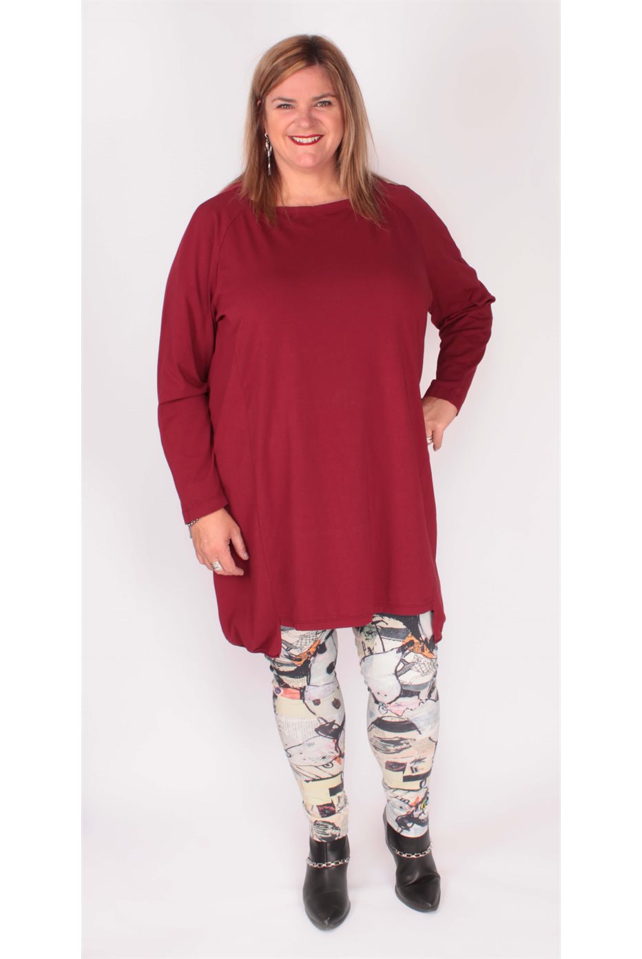 Tunique Coton Rouge Grizas